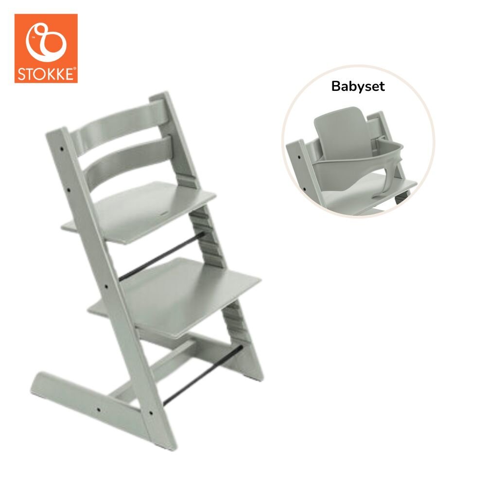Tripp Trapp Højstol med Babysæt - Glacier Green Tripp Trapp Højstol med Babysæt - Glacier Green