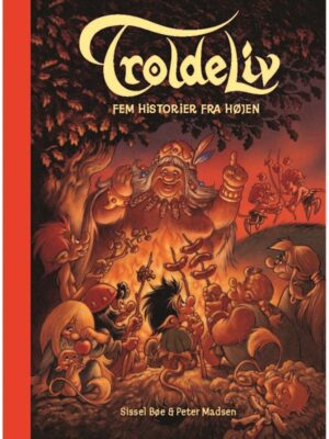 Troldeliv - Fem historier fra højen (rød) - Børnebog - hardcover