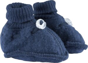 Uld Baby Sko - 287 Blå - 62/68