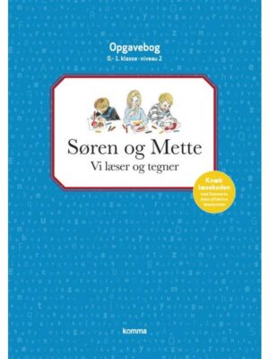 Vi læser og tegner 0.-1. kl. Niveau 2 - Børnebog - hardcover