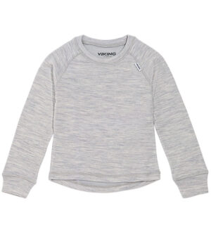 Viking Bluse - Baselayer - Uld - Light Grey