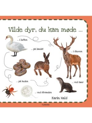 Vilde dyr du kan møde - Børnebog - Papbøger