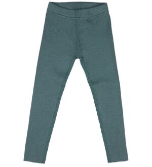 Voksi Bukser - Rib - Uld - Sea Green