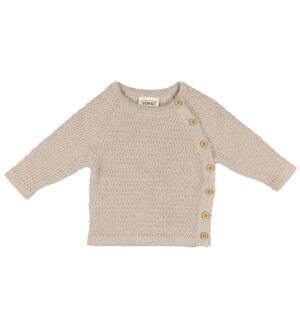Voksi Cardigan - Uld - Melange Sand