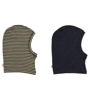 Wheat Elefanthuer - 2-pak - Uld - Kim - Grøn/Navy