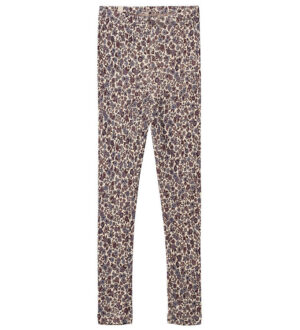 Wheat Leggings - Uld - Purple Flowers