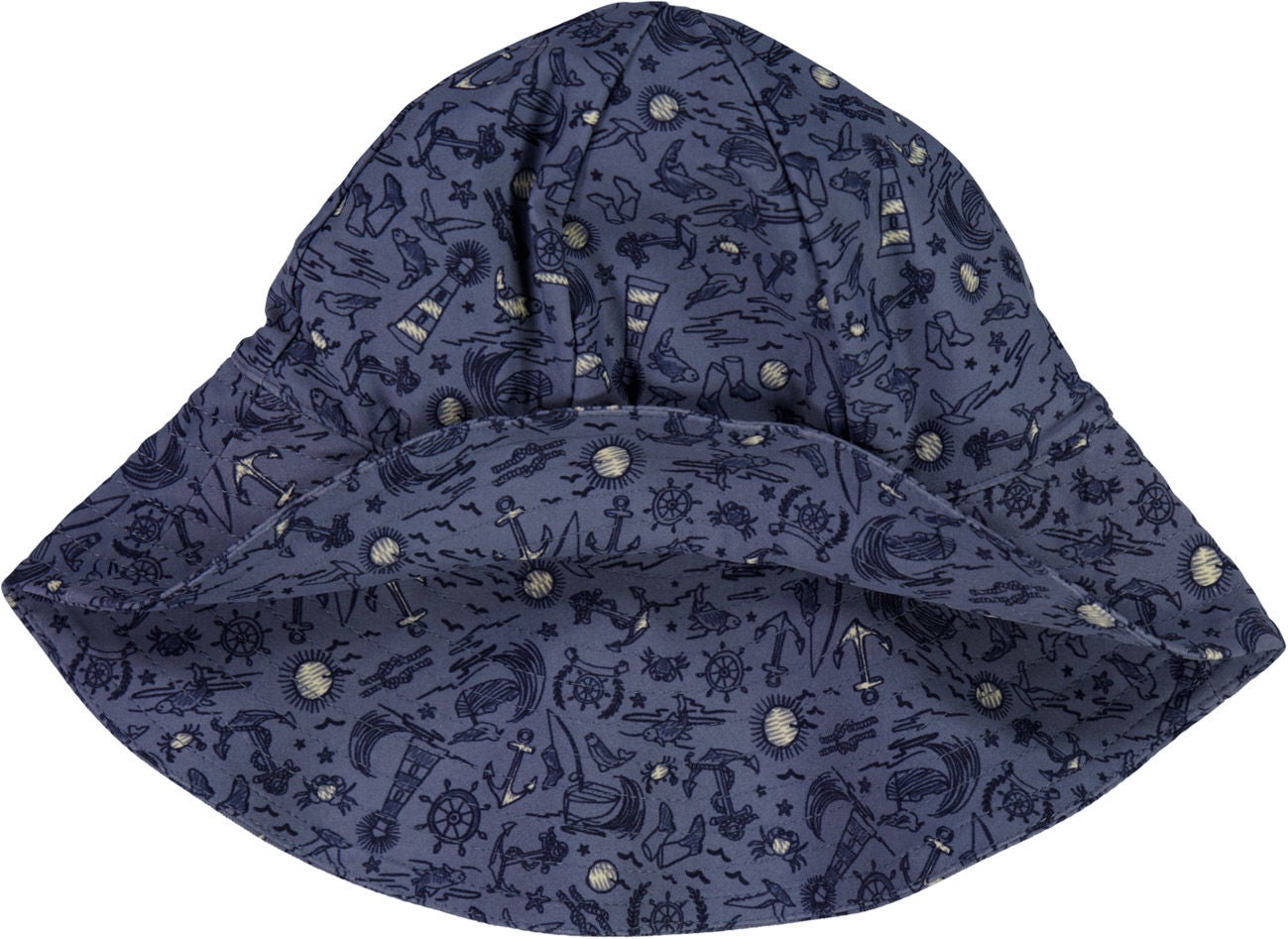 Wheat UPF50+ Solhat, Flintstone Sealife, L Wheat UPF50+ Solhat, Flintstone Sealife, L
