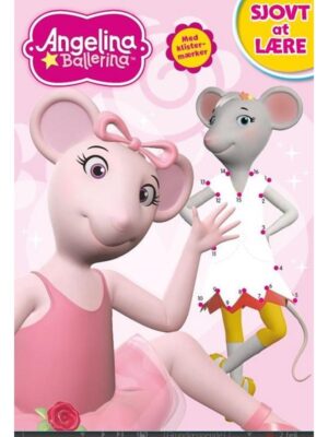 Angelina Ballerina: Sjovt at lære med prik-til-pri - Børnebog - booklet