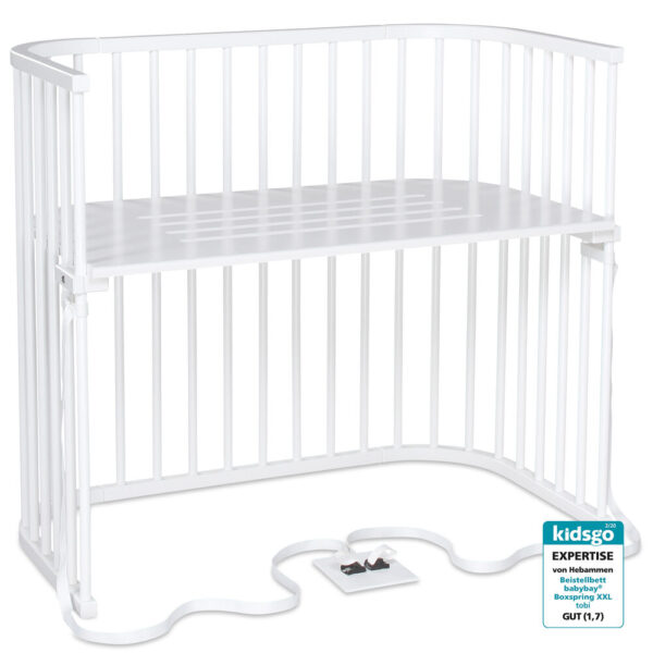 Bedside Crib Boxspring XXL - Hvid