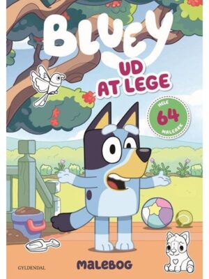 Bluey - Ud at lege - Børnebog - booklet