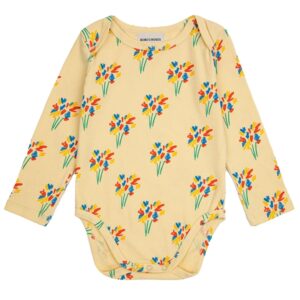 Bobo Choses Baby Fireworks All Over Body Long Sleeve Light Yellow - Str. 18 mdr