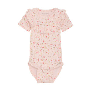 Body kortærmet AOP rib - Pink Dogwood - 80