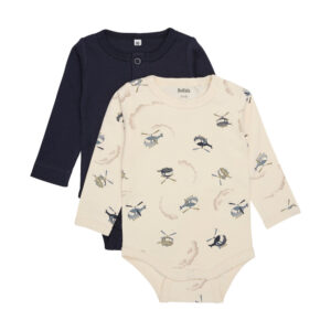 Body langærmet 2-pak - Sky Captain - 70