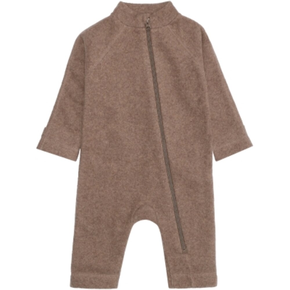 Bomuld Fleece Baby dragt - Melange Denver - 68 Bomuld Fleece Baby dragt - Melange Denver - 68