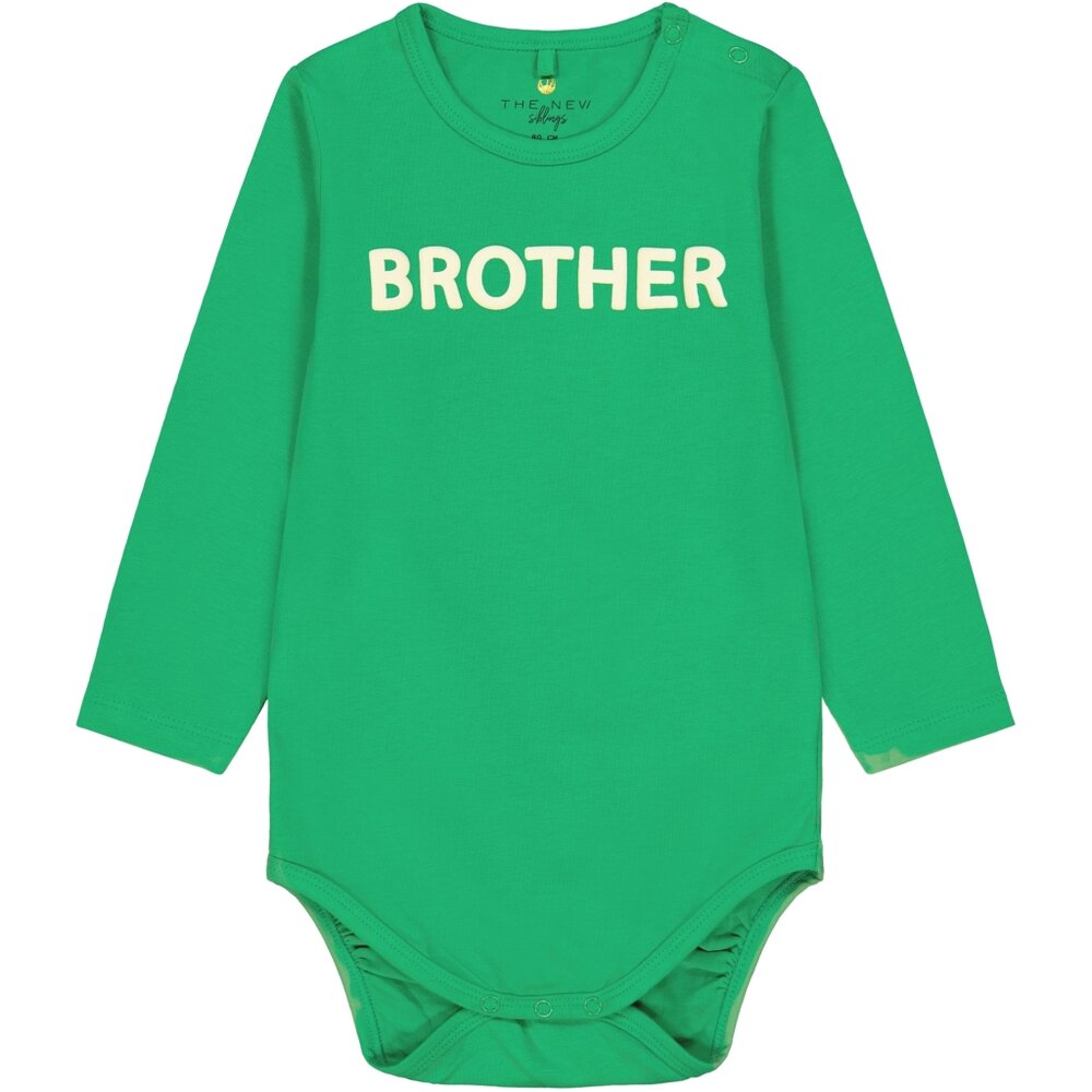 Brother langærmet Body - Bright Green - 56 Brother langærmet Body - Bright Green - 56