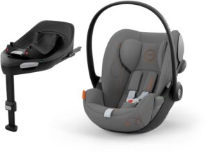 Cybex Cloud G Autostol Baby inkl. Base G, Lava Grey