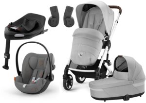 Cybex TALOS S Lux Duovogn inkl. Cloud G Autostol Baby & Base, Lava Grey