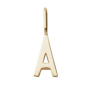 Design Letters Archetype Lille Vedhæng GOLD Plated - Str. X