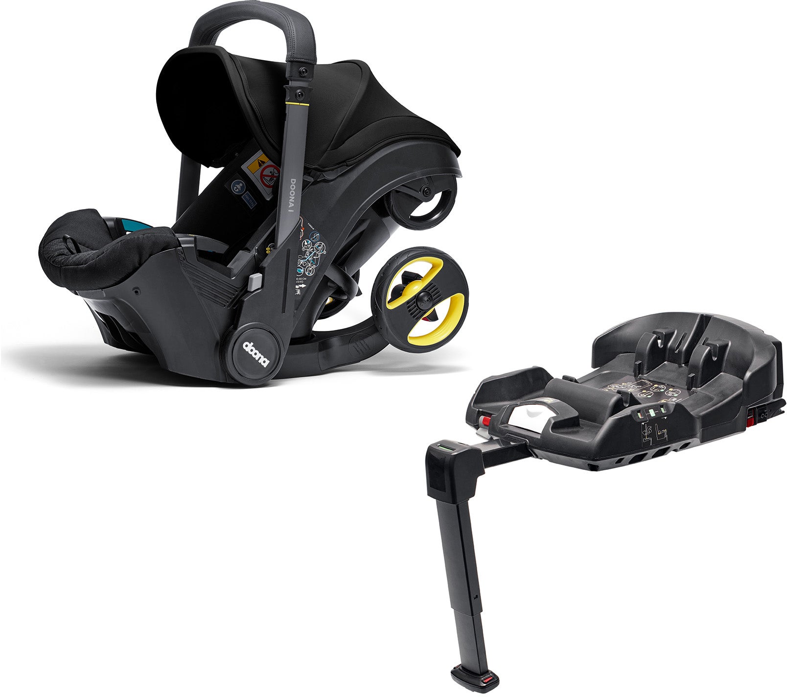 Doona i Autostol Baby inkl. ISOFIX-base, Nitro Black Doona i Autostol Baby inkl. ISOFIX-base, Nitro Black