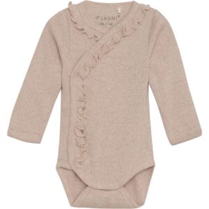 FIXONI Silver Peony Body LS Rib - Str. 68
