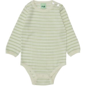 FUB Baby Body Ecru/Pistachio - Str. 68