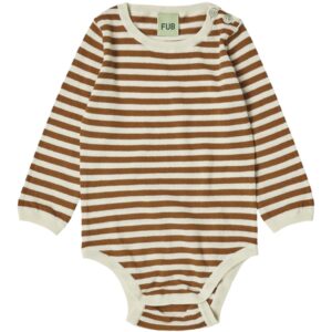 FUB Ecru/Rust Baby Body - Str. 80