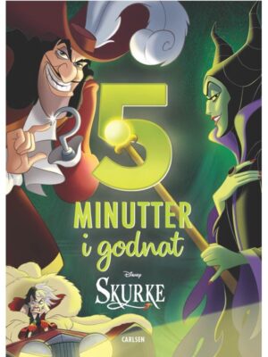 Fem minutter i godnat - Skurke - Børnebog - hardcover
