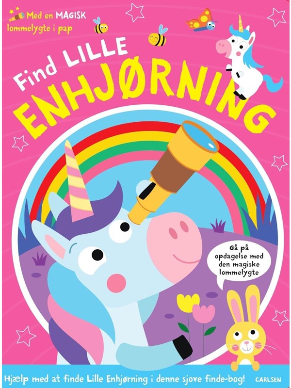 Find Lille Enhjørning - Med en magisk lommelygte - Børnebog - Board books Find Lille Enhjørning - Med en magisk lommelygte - Børnebog - Board books