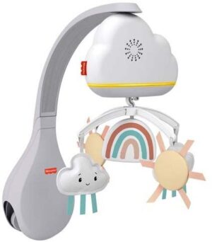 Fisher-Price Rainbow Showers Transportabel Musikuro med Spilledåse