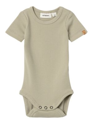 Gago fan kortærmet slem body - MOSS GRAY - 80