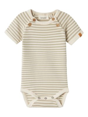 Geo fon kortærmet body - MOSS GRAY - 74