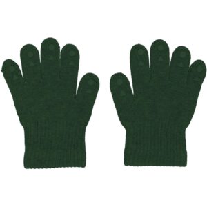 Gobabygo Uld Grip Gloves Forrest Green - Str. 3-4 år