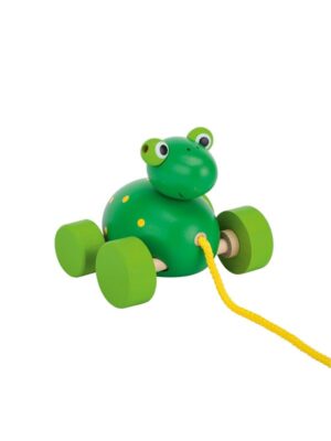 Goki Wooden Draft Animal Frog