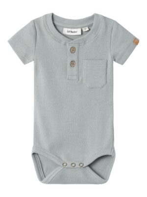 Halli kortærmet slim body - Limestone - 74