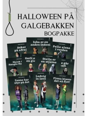 Halloween på Galgebakken Bogpakke - Børnebog - Hardback
