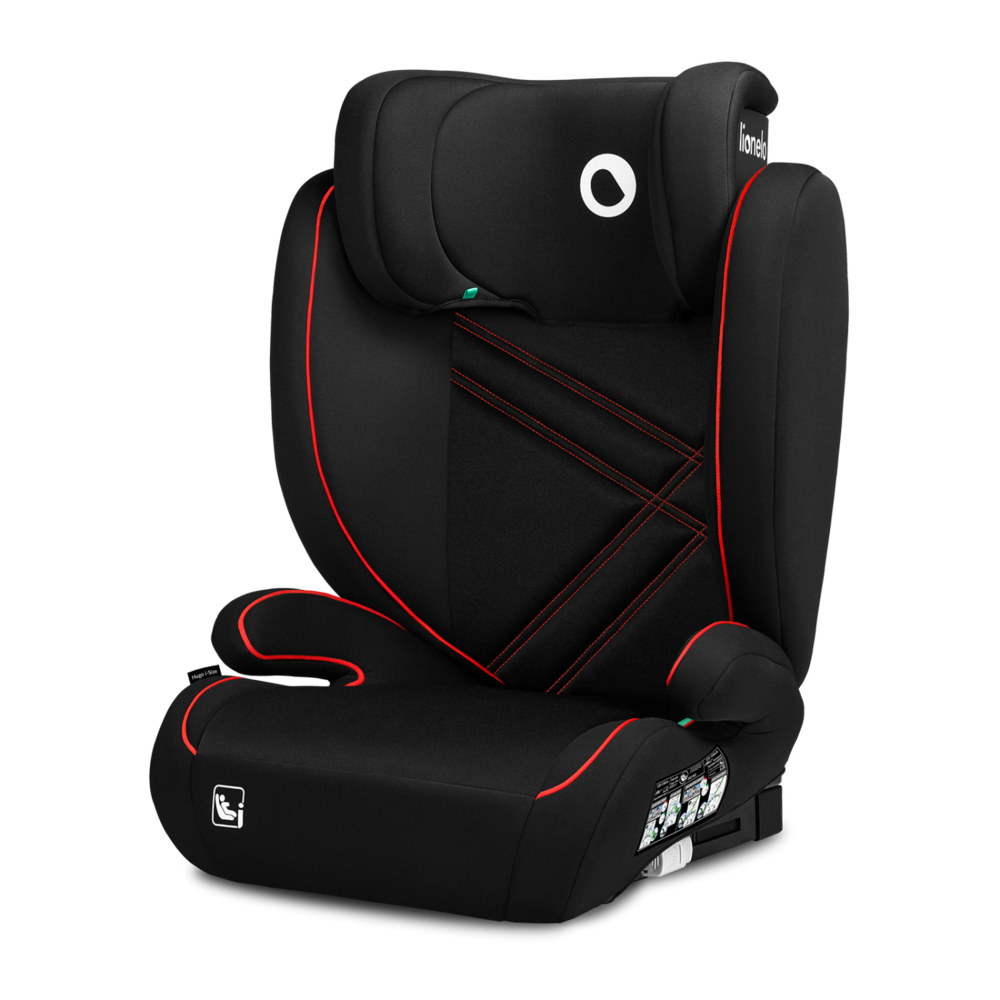 Hugo I-size - sporty black red Hugo I-size - sporty black red