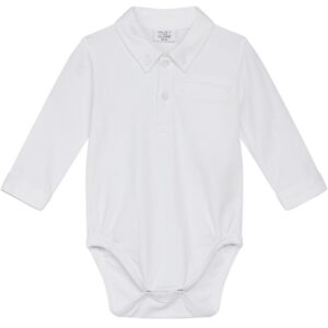 Hust & Claire Baby White Basil Skjorte Body - Str. 92