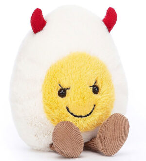 Jellycat Bamse - 14x9 cm - Amuseables Devilled Egg