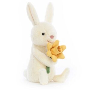 Jellycat Bobbi Kanin m. Påskelilje 18 cm