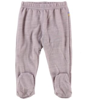 Joha Leggings m. Fod - Uld/Bambus - Lavendel