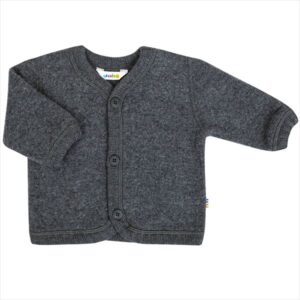 Joha Uld Gråmeleret Cardigan - Str. 80