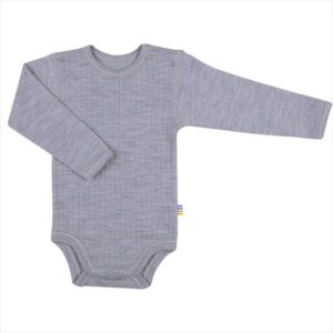 Joha Uld Rib Gråmeleret Body - Str. 50 cm
