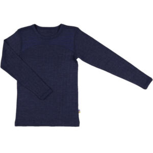 Joha Uld/Silke Rib Marine Bluse - Str. 90
