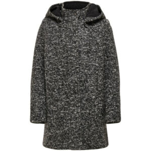 Kids ONLY Dark Grey Melange Sedonna Boucle Uld Jakke - Str. 164