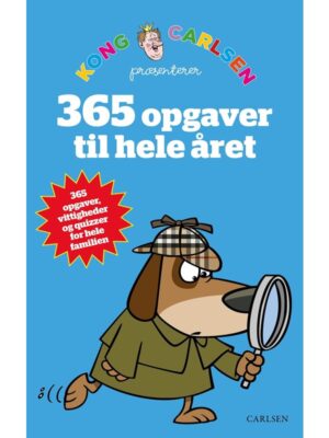 Kong Carlsen - 365 opgaver til hele året - Børnebog - booklet
