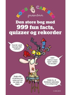 Kong Carlsen - Den store bog med 999 fun facts qu - Børnebog - booklet