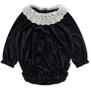 Konges Sløjd Black Venola Romper - Str. 9 mdr