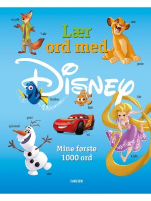 Lær ord med Disney - Børnebog - hardcover