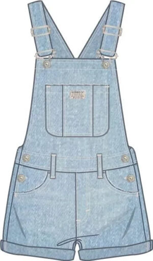 Levi's Classic Shortalls Clear Skies - Str. 14 år