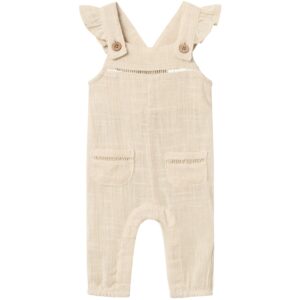 Lil'Atelier Bleached Sand Halla Løs Overall - Str. 62